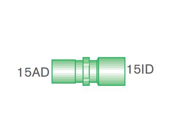 Grafik: Adapter gerade 15AD - 15ID