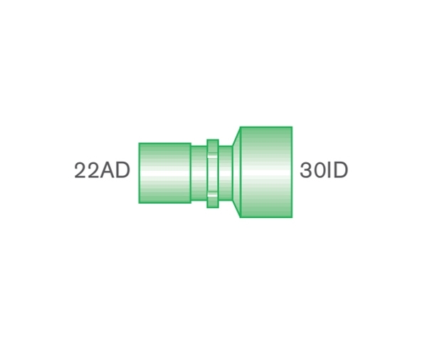 Grafik: Adapter gerade, 22AD - 30ID
