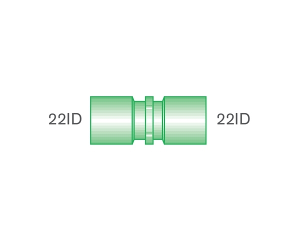 Grafik: Adapter gerade, 22ID - 22ID