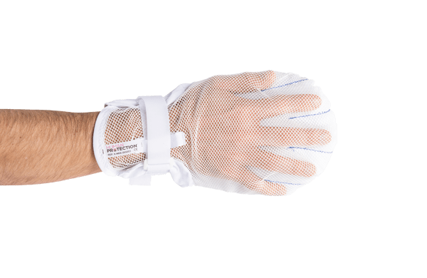 Schutzhandschuh mit Netz und Fingerseparatoren